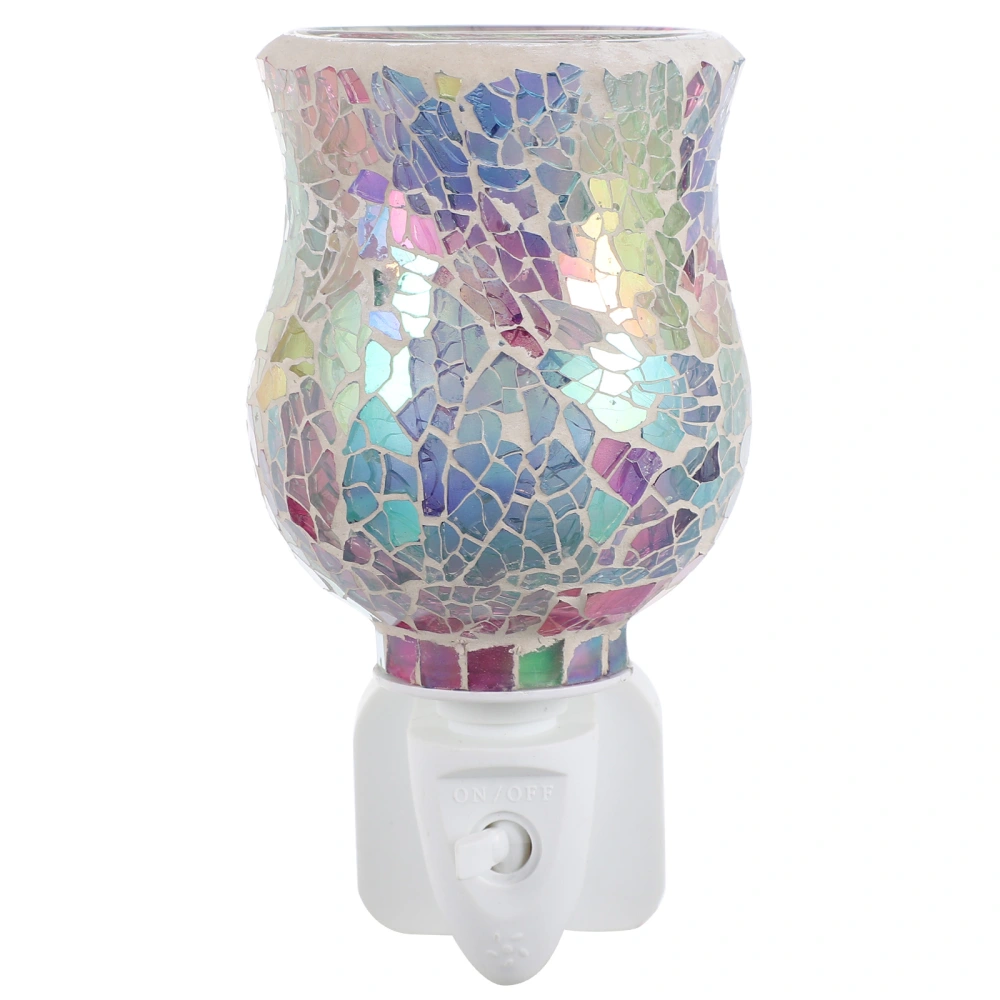 Creative Mosaic Plug-in Candle Warmer Home Melting Wax Warmer Lamp (UK Plug)