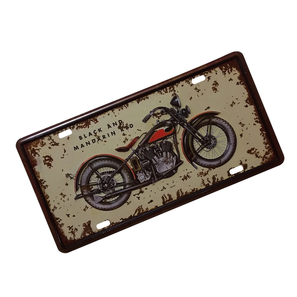 Motorcycle Garage Vintage Decorative Signs Tin Metal Iron Car Sign Painting For Wall Home Bar Coffee Shop (Style 11)