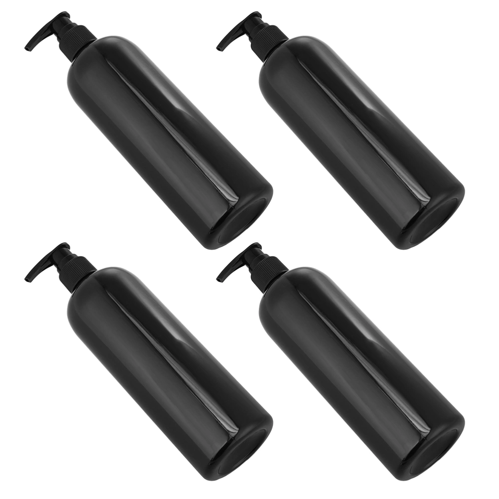 4pcs Press-type Bottles Emulsion Dispensing Bottles Shower Gel Containers Bath Accessories