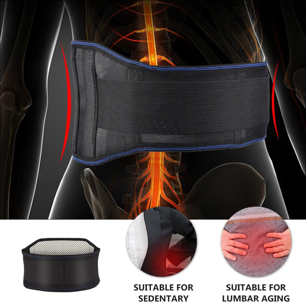 1PC Self-heating Belt Warm Lumbar Support Brace Waist Belt Belly Band for Winter