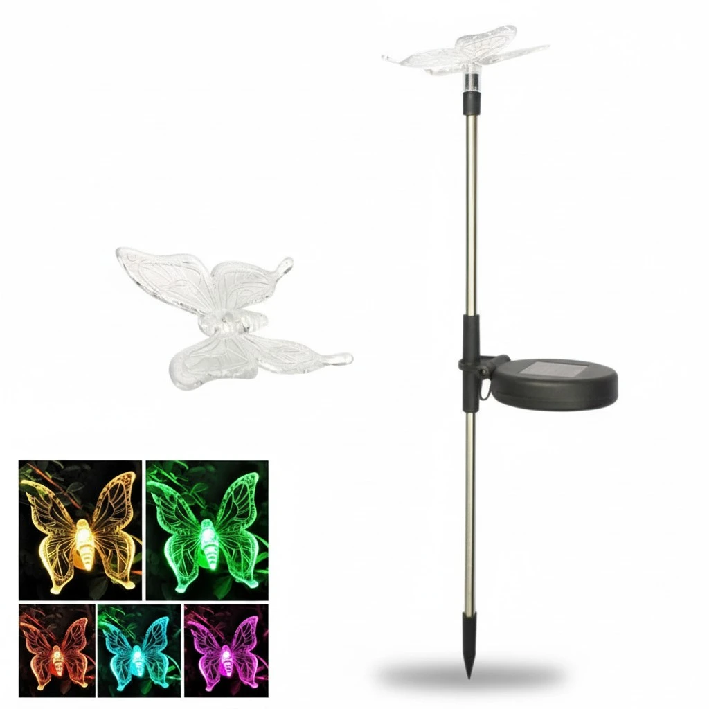 Solar Powered LED Pathway Lights Stake Light for Outdoor Garden Lawn Patio Yard with