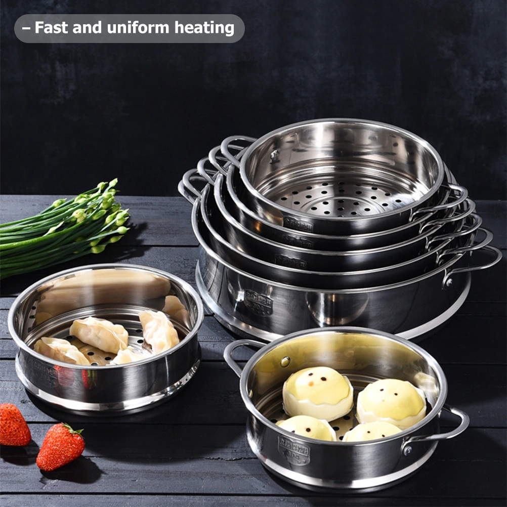Multi-Functional Steamer Practical Food Steamer Stainless Steel Steaming Basket