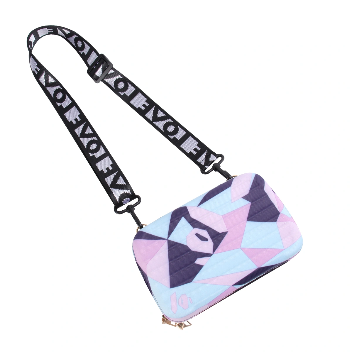 PU Shoulder Bag Luggage Design Handbag Personalized Crossbody Pouch Portable Tote Bag for Ladies Girls