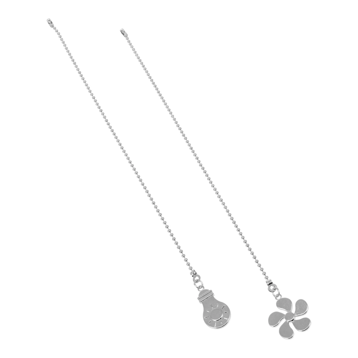 2pcs Ceiling Light Pull Chain Ceiling Fan Chain Extension Chandelier Chain Pendant