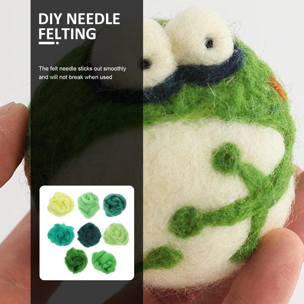 8Pcs DIY Needle Felting Portable Felting Supplies Handcrafted Craft Making Accessories