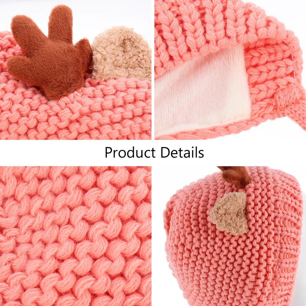 1pc Comfortable Christmas Hat Knitting Hat Winter Hat Antler Hat for Girls