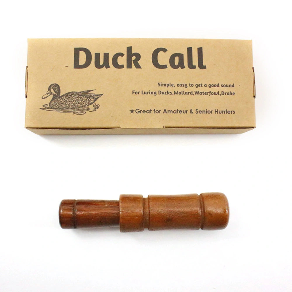 Outdoor Hunting Vocal Whistle Wooden Duck Pheasant Whistle Hunting Hunter Wood Whistle Accessories Camping Whistle Caller Hunting Supplies