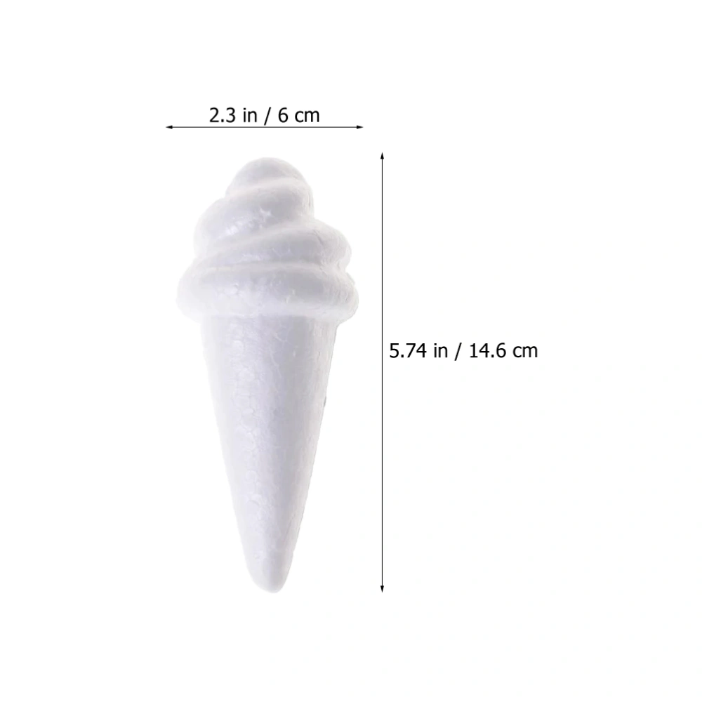 12pcs Fake Ice Creams Creative Ice Cream Shape Foams Models for DIY Crafts