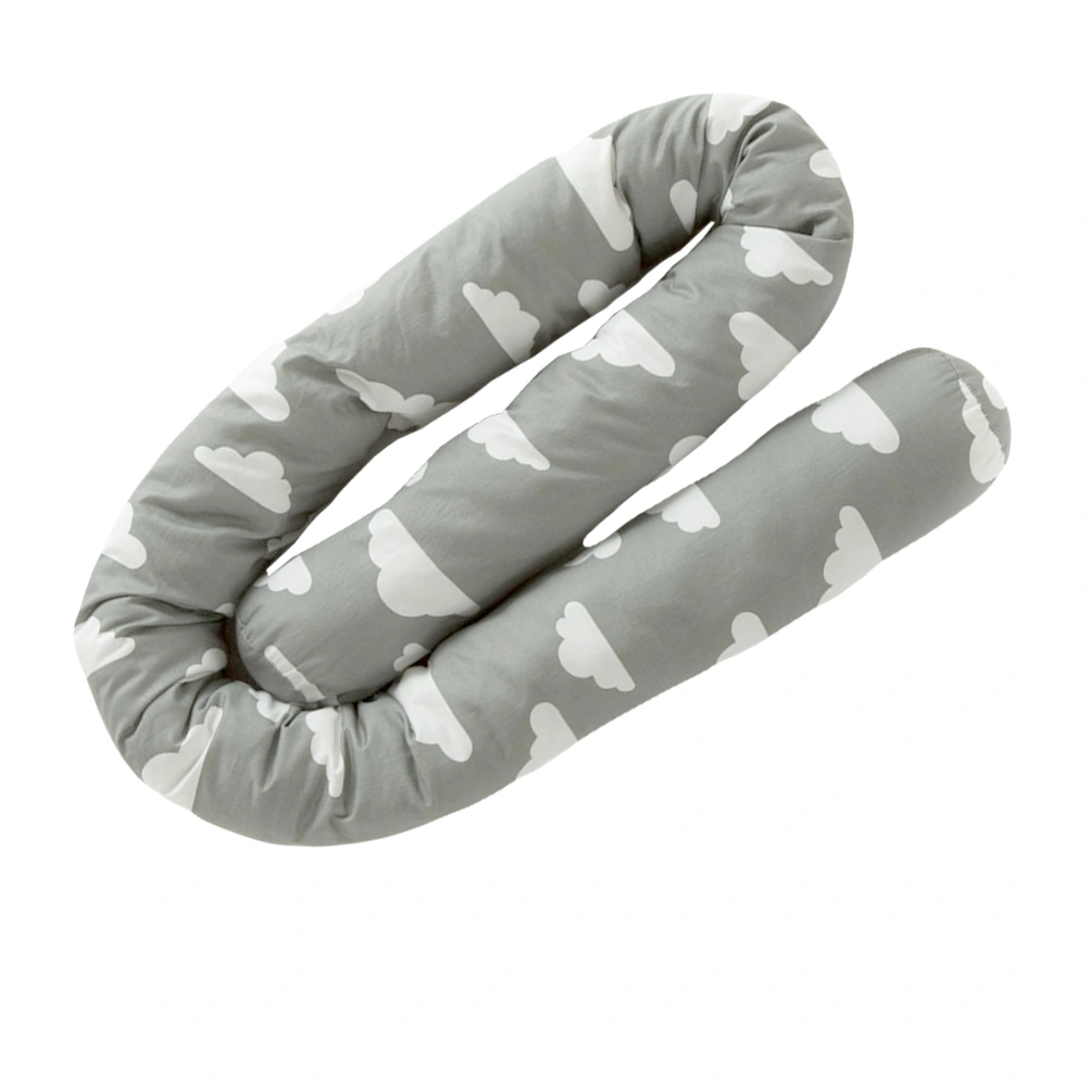 Baby Infant Crib Bed Bumper Cotton Cushion Cylindrical Anti Collision Protector
