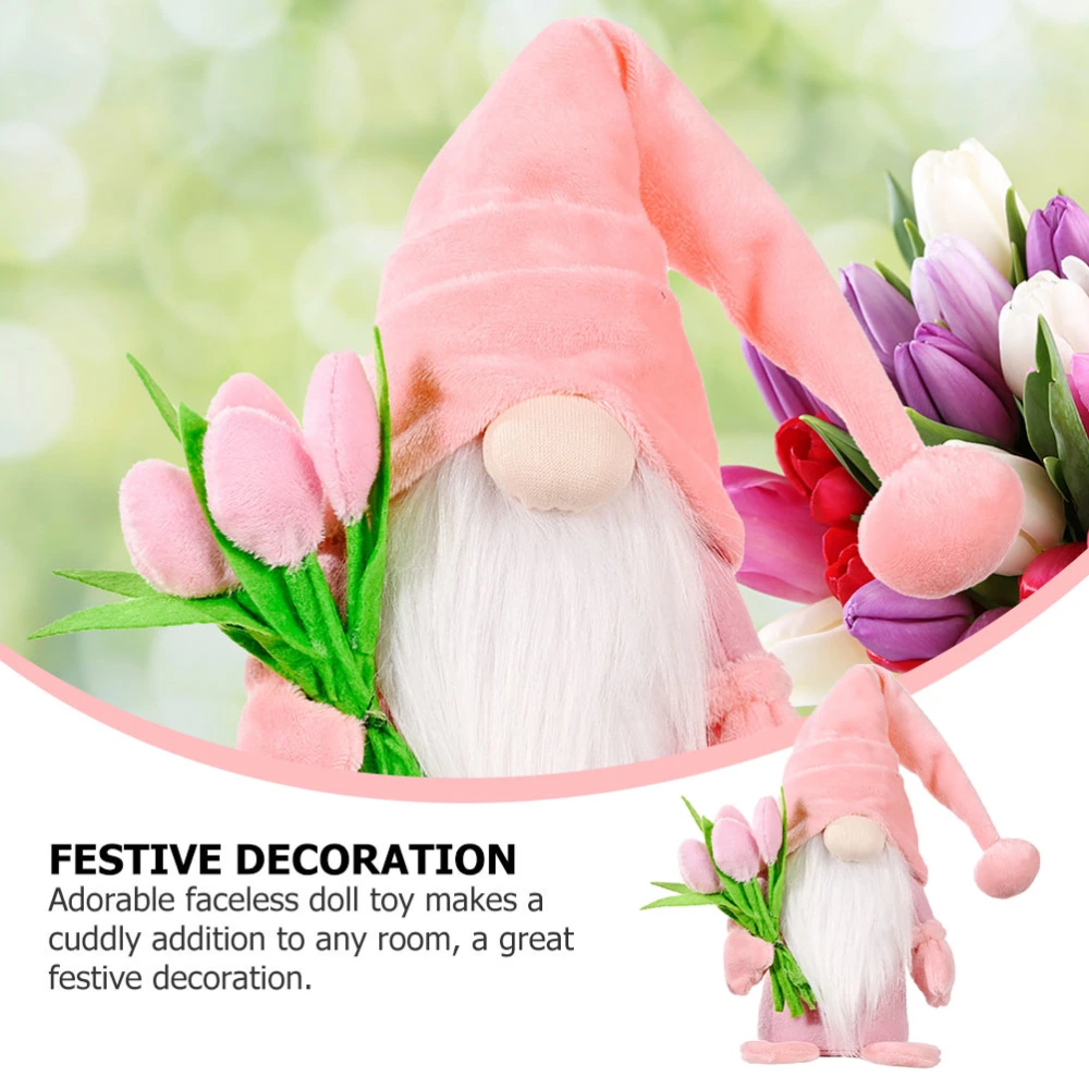 1pc Long Hat Doll Decoration Faceless Doll  Kid Lovely Doll Toy Home Ornament