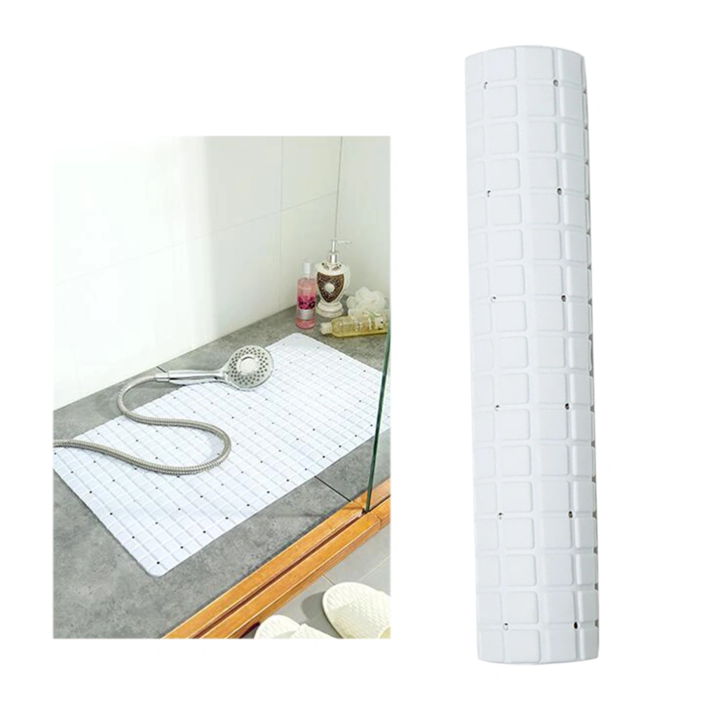 Bathroom Anti Mat Bathtub Shower Toilet White Non Pad with Suction Cup for Home Living Room