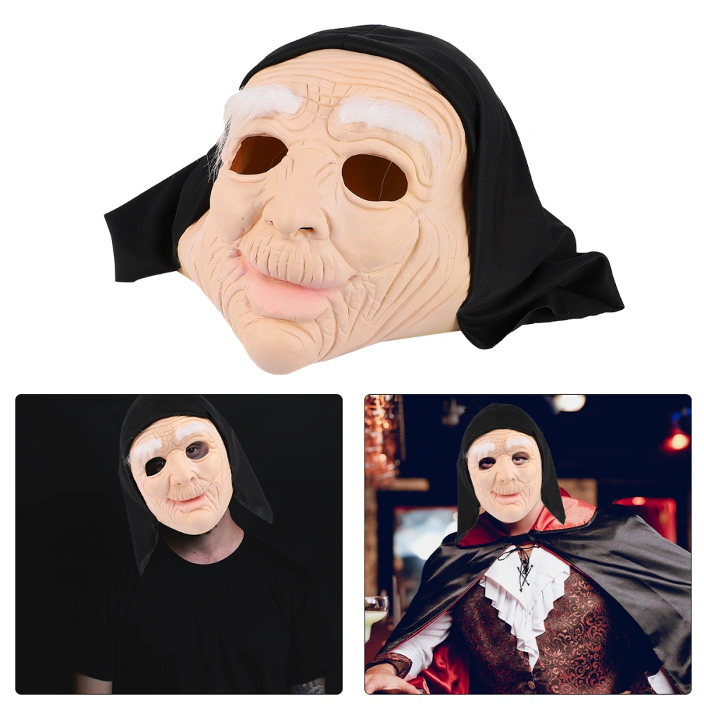 Halloween Witch Mask Horror Mask Trick Mask Party Cosplay Tools Costume Props