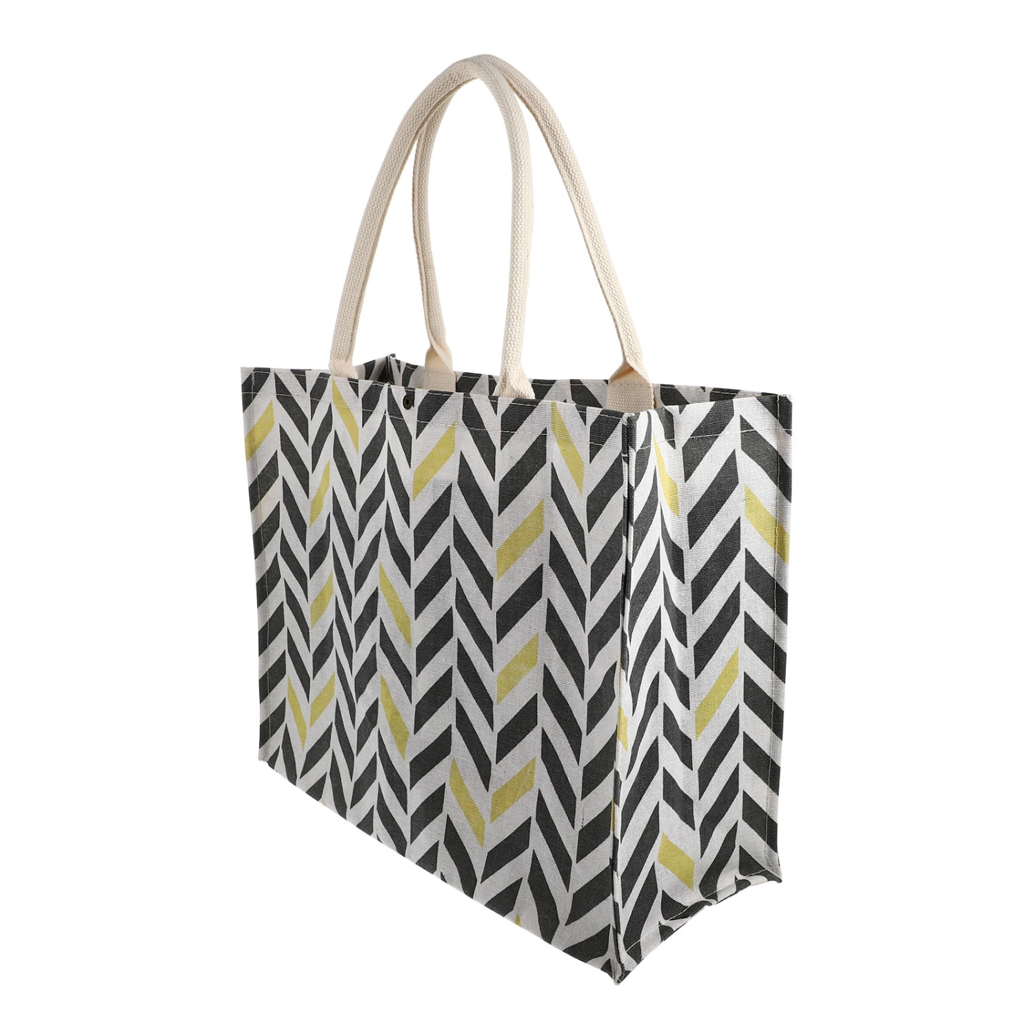 1pc Shopping Bag Cotton Linen Pouch Printed Bag Handbag Storage Bag for Girl
