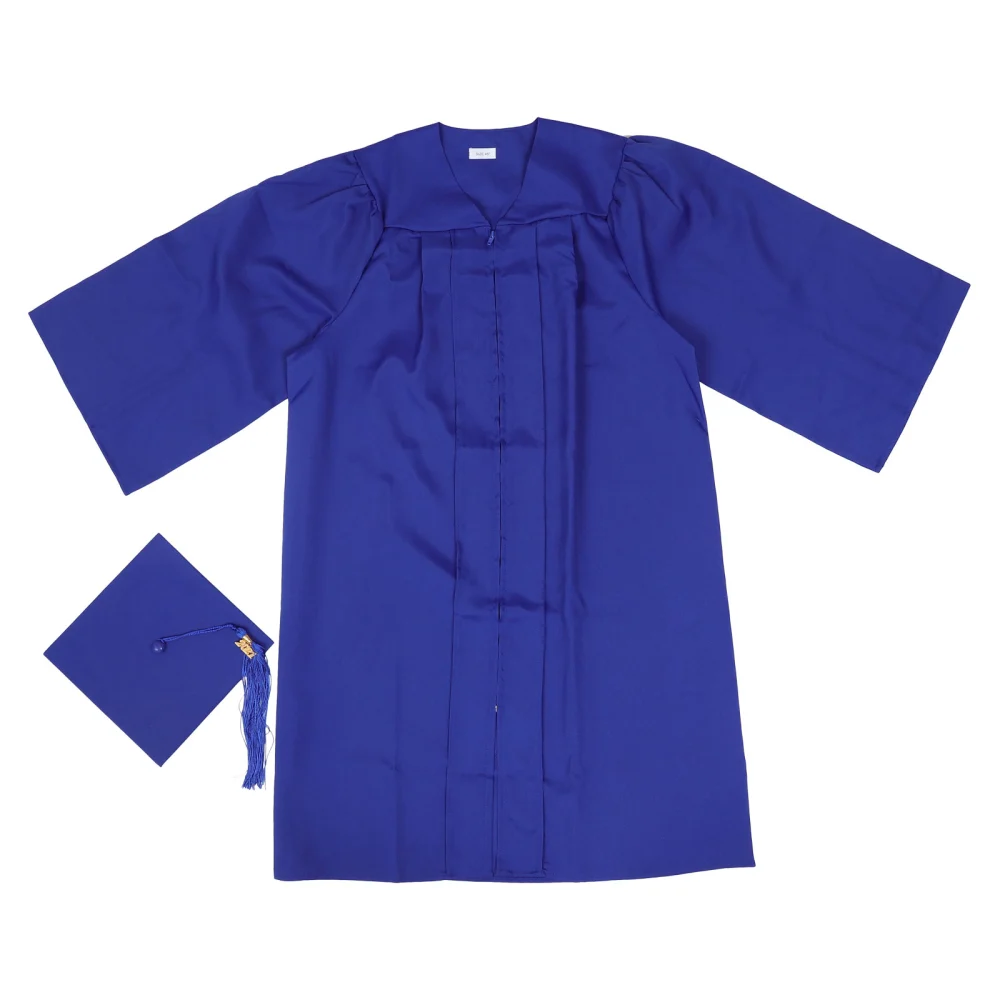 2pcs Graduation Gown Set Adult College Graduation Gown Graduation Party Gown