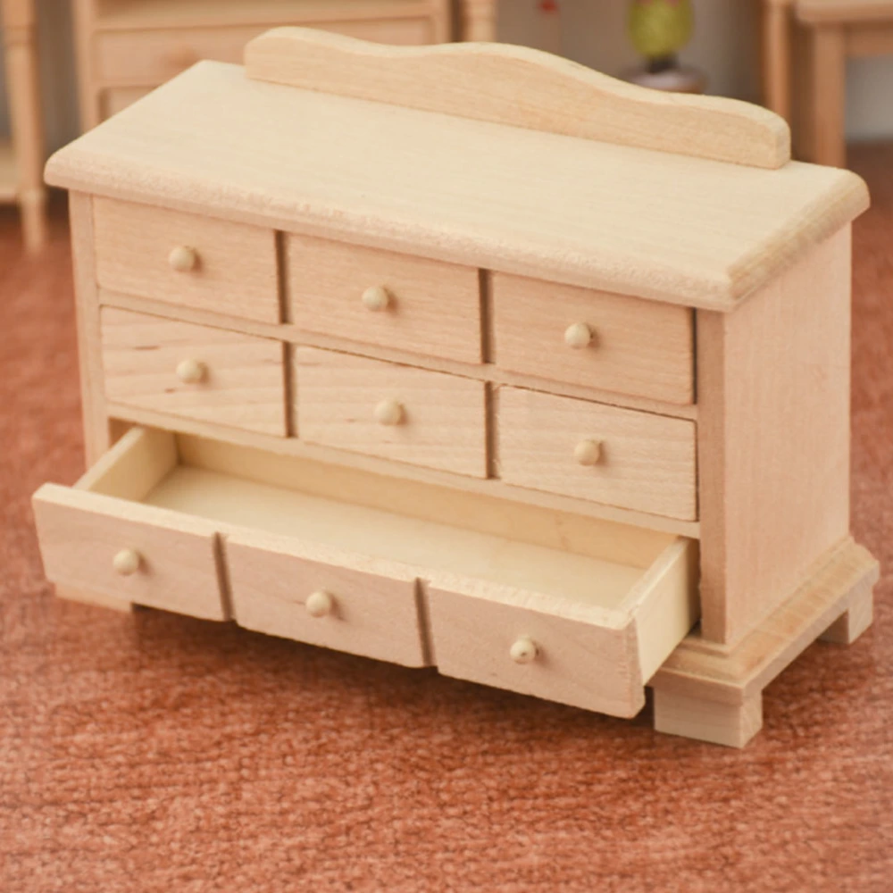 Miniature Cabinet Furniture Model Mini House Furniture Micro Landscape Adornment