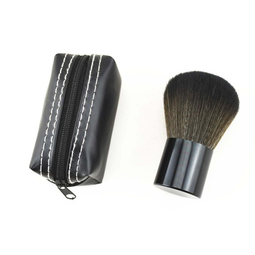 1 Set Portable Makeup Brushes with Bag Multi-function Blusher Brush Powder Brush Makeup Tool