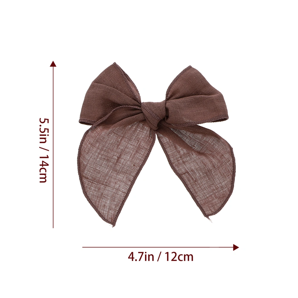 4Pcs Hair Bows Clips Beautiful Girls Party Hairpin Lovely Kids Headdress Hair Decors