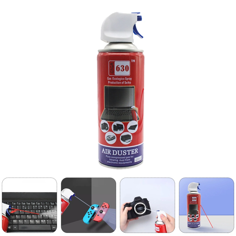 Compressed Gas Duster Canned Air 450ml Air Duster Cleaner Air Can Supply