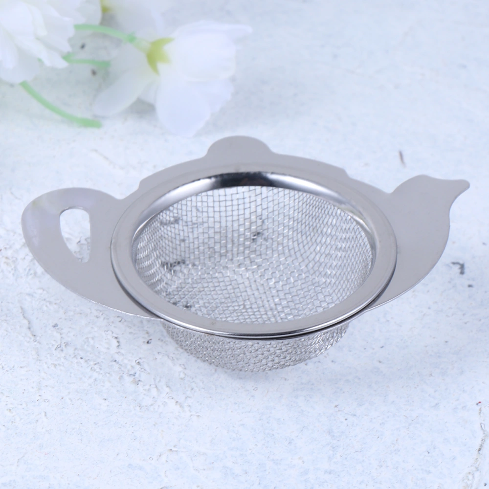 Stainless Steel Flour Powder Sieves Sifters Tea Oil Juice Colander Filter Strainer Kitchen Gadget for Cooking Baking BBQ (Teapot Type)