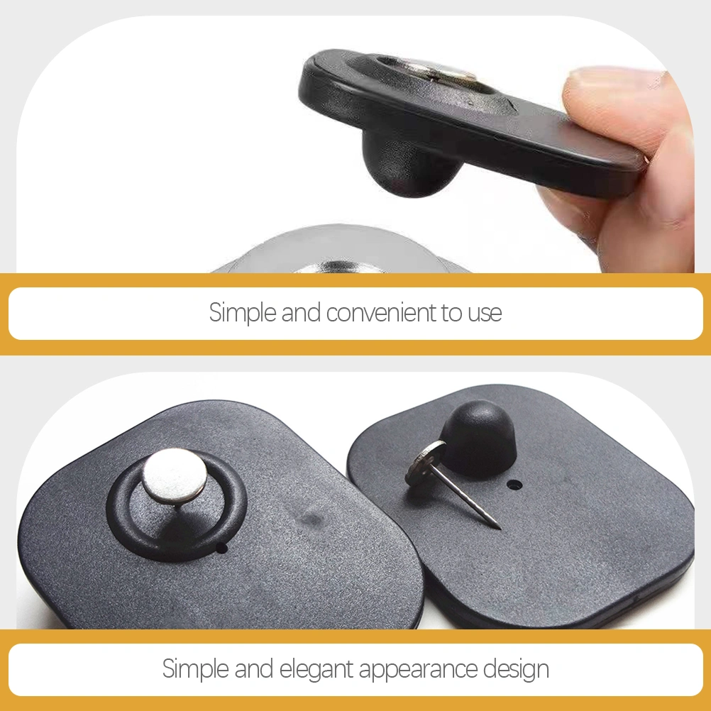 40pcs Clothing Security Tag Square Radio Frequency Retail Anti-theft Equipment