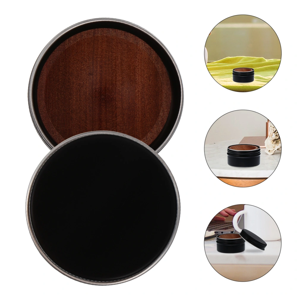 2Pcs Wooden Essential Oil Diffusers Natural Aroma Diffusers Safe Aroma Diffusers (Black)