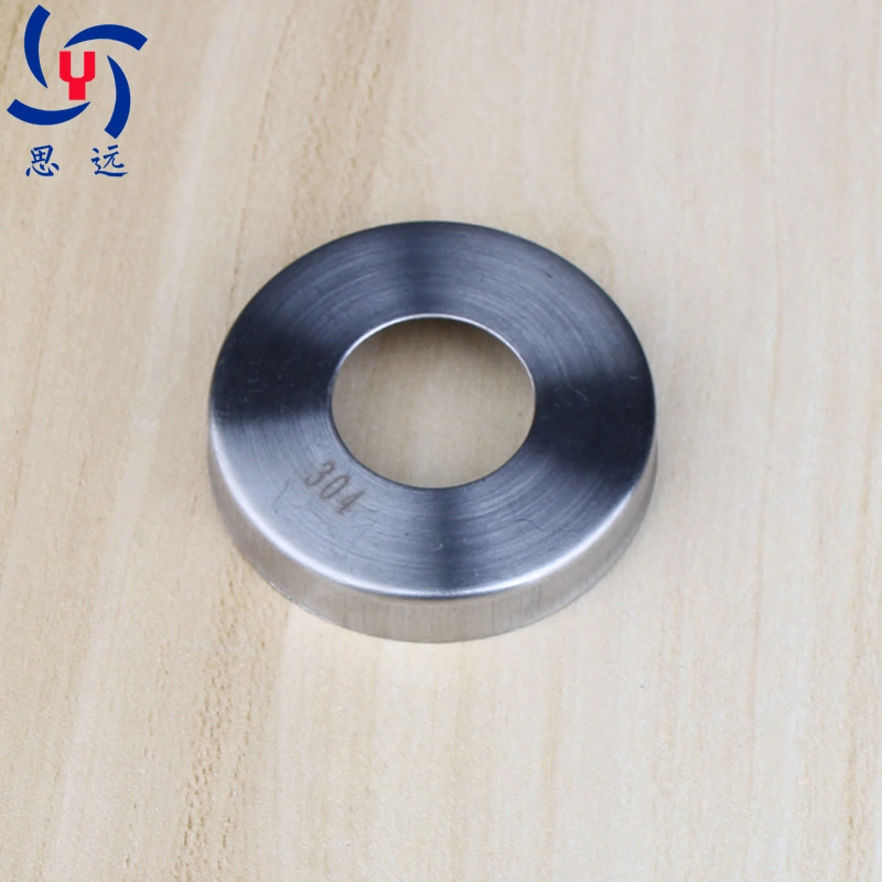 6pcs Stainless Steel Covers Railing Pipe Covers Railing Post Covers Flange Covers