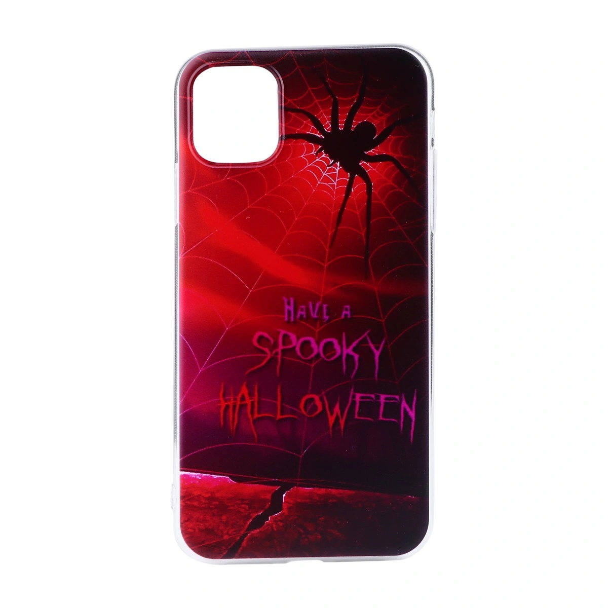 Halloween Spider Phone Cover TPU Protective Shell Compatible for iPhone 11