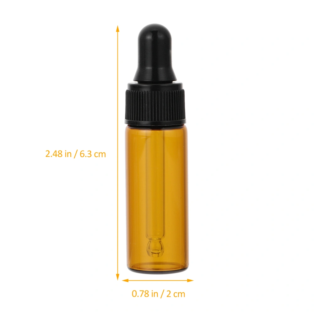 10pcs Useful Portable Essential Oil Bottles Simple Dropper Bottle Glass Bottles