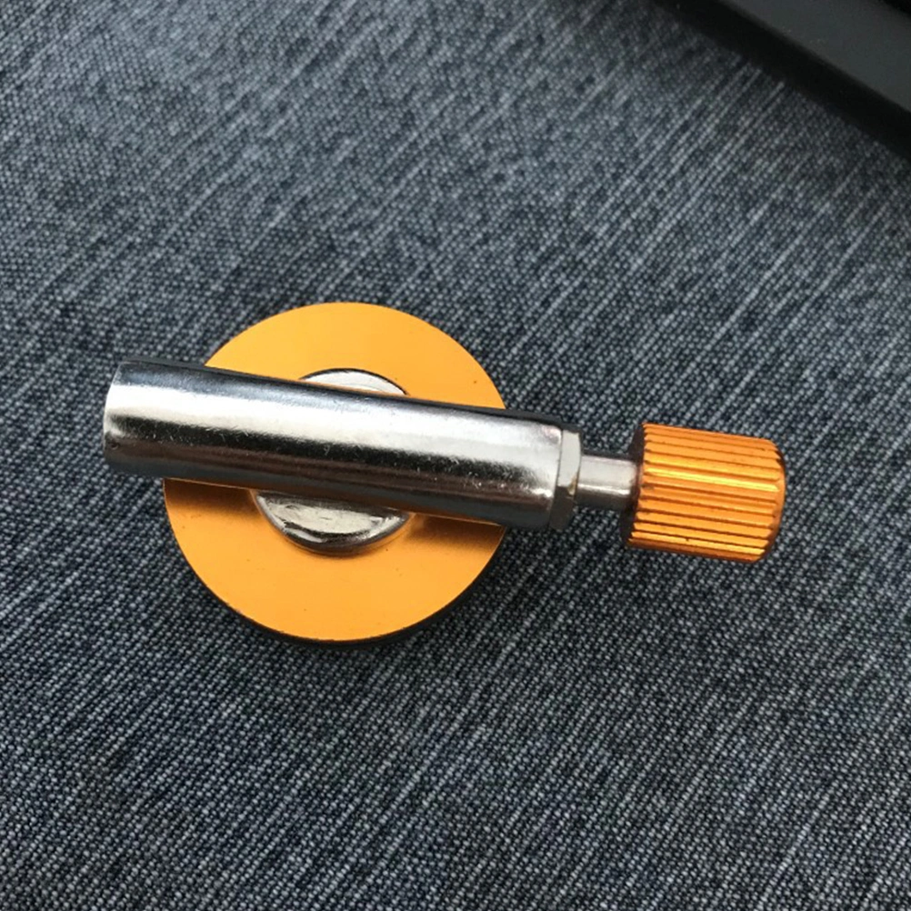 Outdoor Gas Stove Flat Cylinder Gas Control Safe Switch Gas Stoves Adapter Connector for Camping Picnic (Yellow)