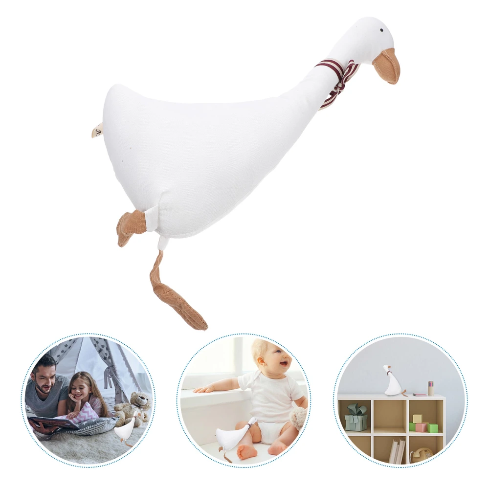 1pc Lovely Goose Doll Creative Adorable Goose Doll Children Appeasing Plaything