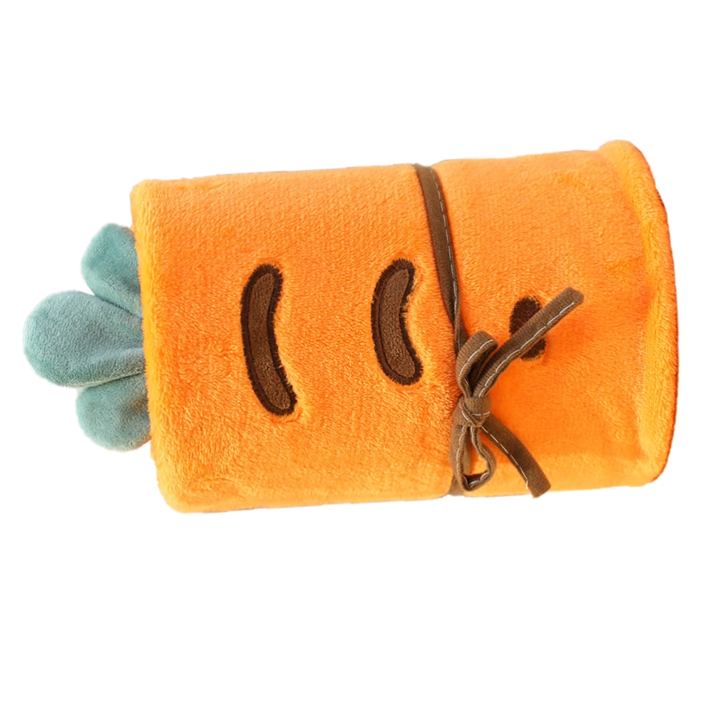 Coral Blanket Kids Blankets Cartoon Coral Fleece Blanket Household Blanket (Carrot)