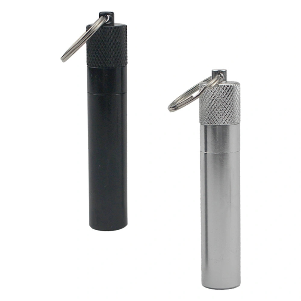 2 Pcs Outdoor Kerosene Lighter Waterproof Kerosene Lighter with Medicine Bin