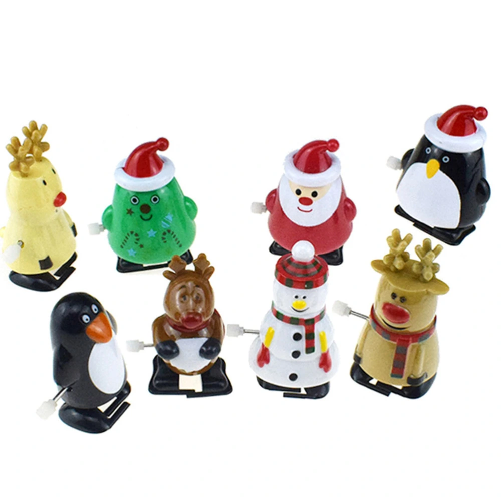 1PC Christmas Clockwork Toy Penguin Clockwork Wind Up Toys Fun Cartoon Educational Toys Great Gift for Kids (Walking Fat Penguin)