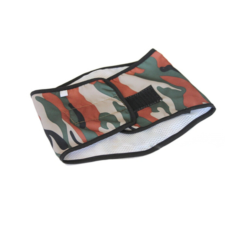 Pet Dog Diaper Sanitary Physiological Pants Washable Male Dog Shorts Panties Menstruation Underwear Size XL (Camouflage)