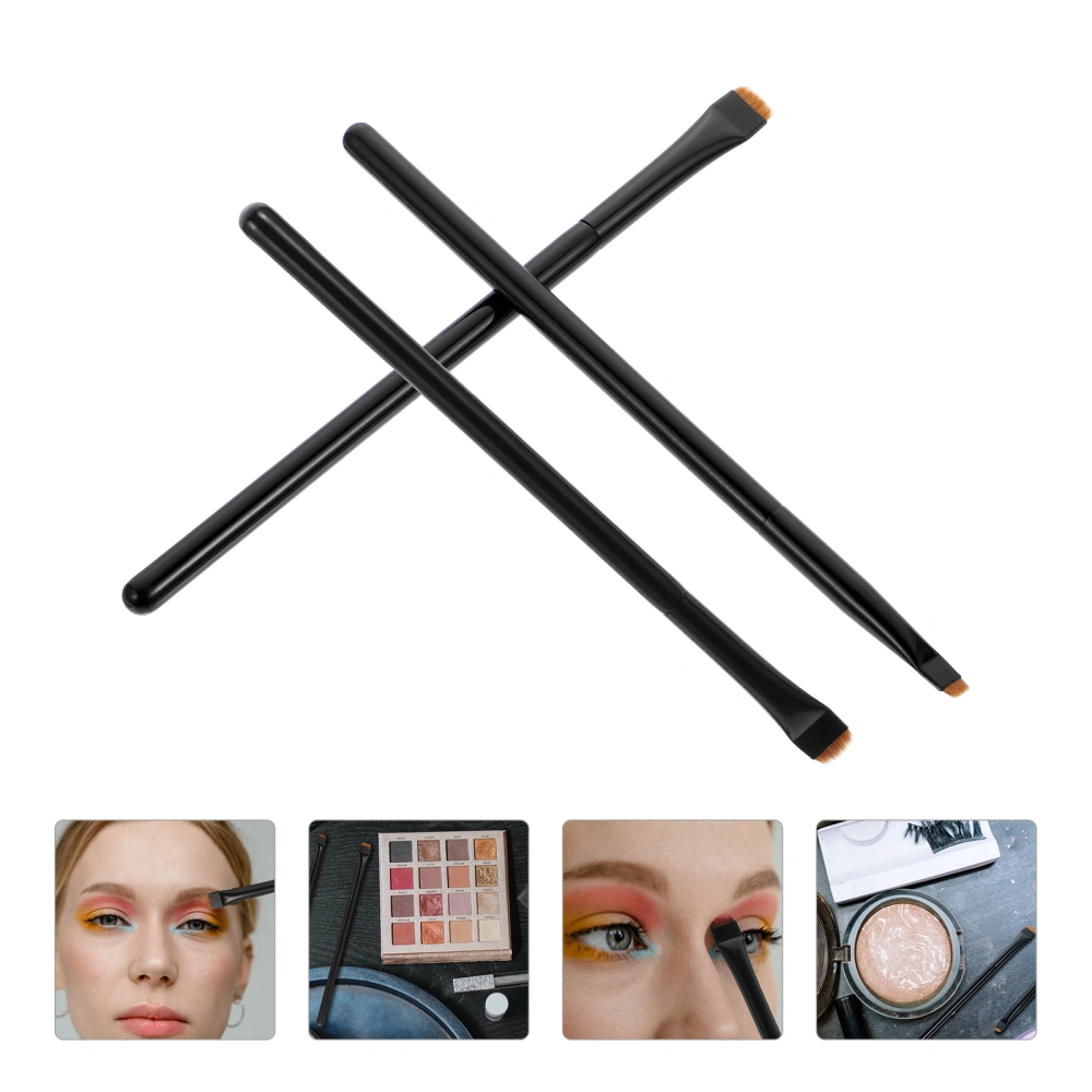 3PCS Makeup Brush Kit Wooden Handle Cosmetics Brush Set Face Cosmetic Brushes