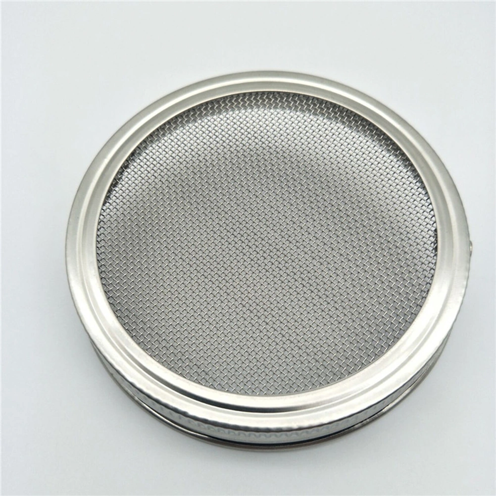 3.3 Inch Stainless Steel Sprouting Lids for Wide Mouth Mason Jars for Making Organic Sprout in House and Kitchen