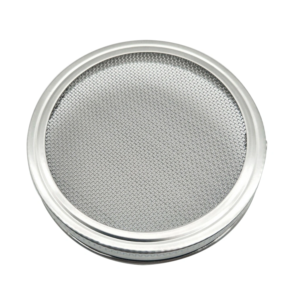 3.3 Inch Stainless Steel Sprouting Lids for Wide Mouth Mason Jars for Making Organic Sprout in House and Kitchen