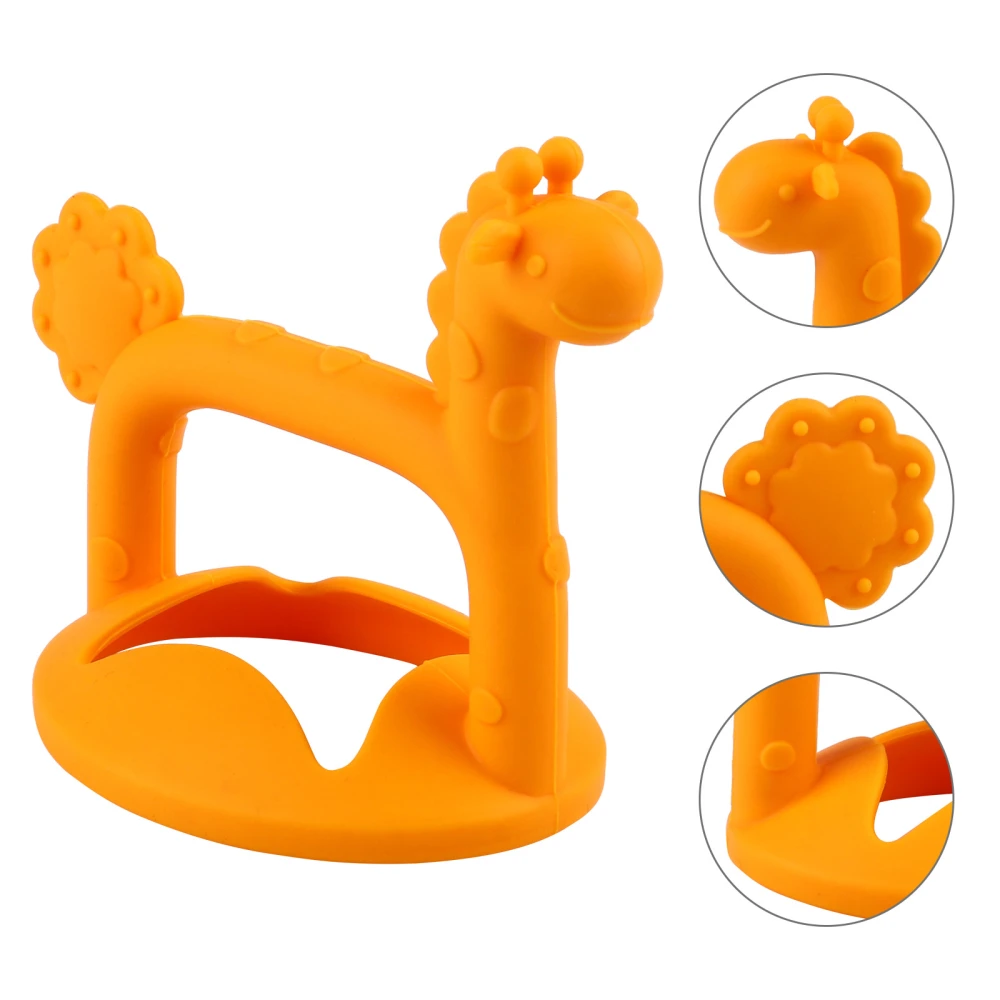 1Pc Giraffe Teether Baby Teething Toy Baby Shower Gift Infant Soothing Toy