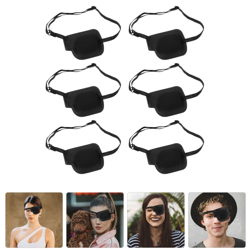 6Pcs Single Eye Patch for Adult 3D Eye Patch Adult Kids Eye Patch Amblyopia Correction Eye Patch