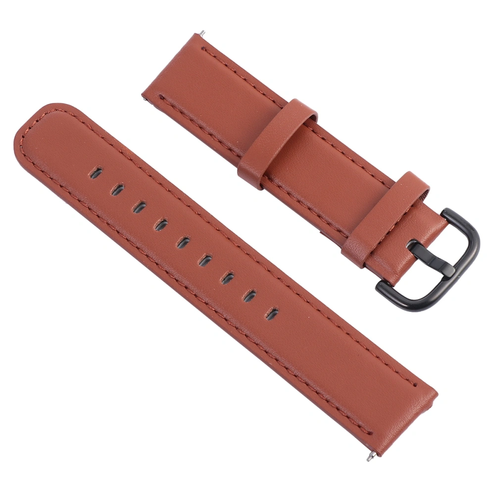 20mm Quick Release Watch Strap Leather Watchband Compatible for Active