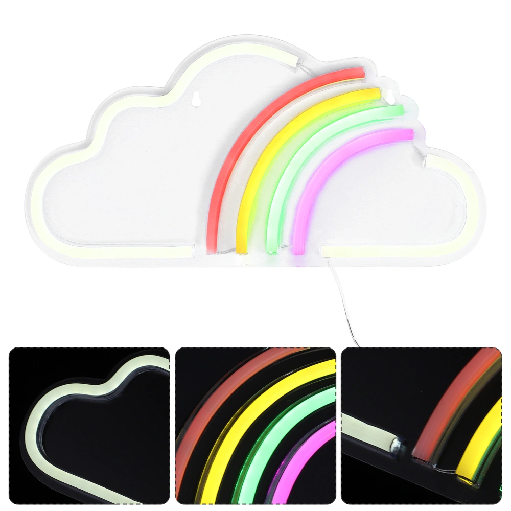 Creative Cloud Shape LED Neon Sign USB Powered LED Modeling Light Night Light