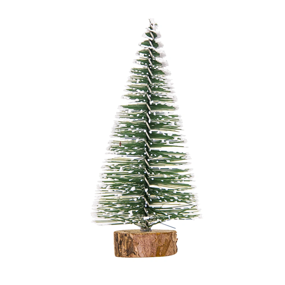 Simulation Christmas Trees Artificial Mini Christmas Tree Small Desktop Christmas Decoration Supplies (7*15cm)