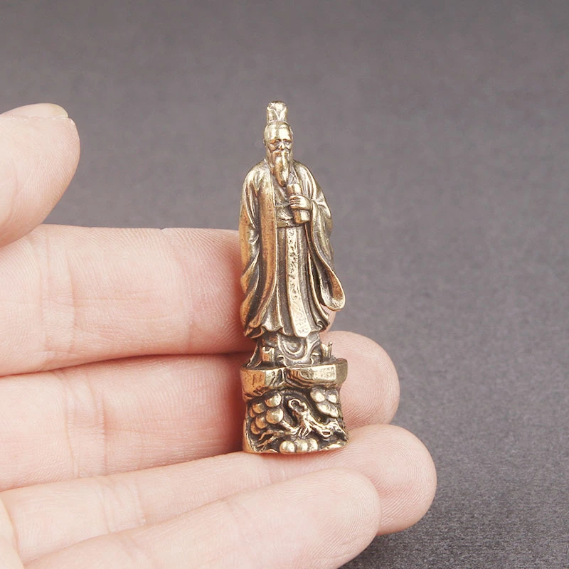 Vintage Brass Figurine Statue Brass Figurine Creative Brass Figurine Statue Desktop Decor