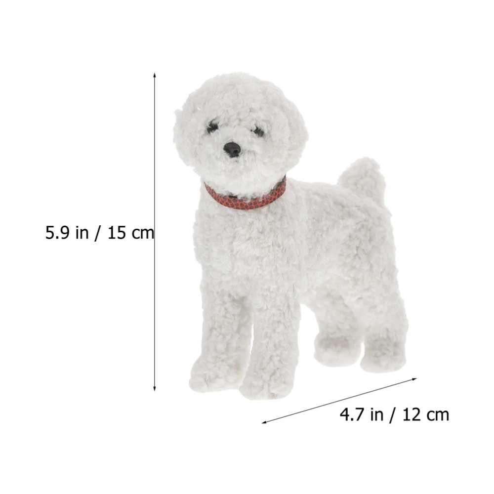 2Pcs Teddy Plush Doll Toy Cartoon Dog Figure Home Decoration Adorable Plush Toy