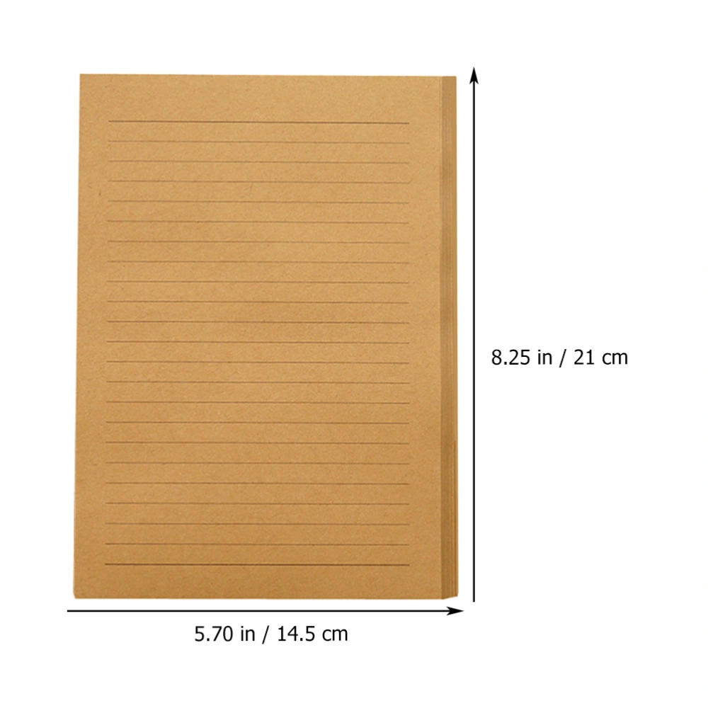 100 Sheets Student Letter Papers Mail Letter Papers Painting Letter Papers Kraft Paper