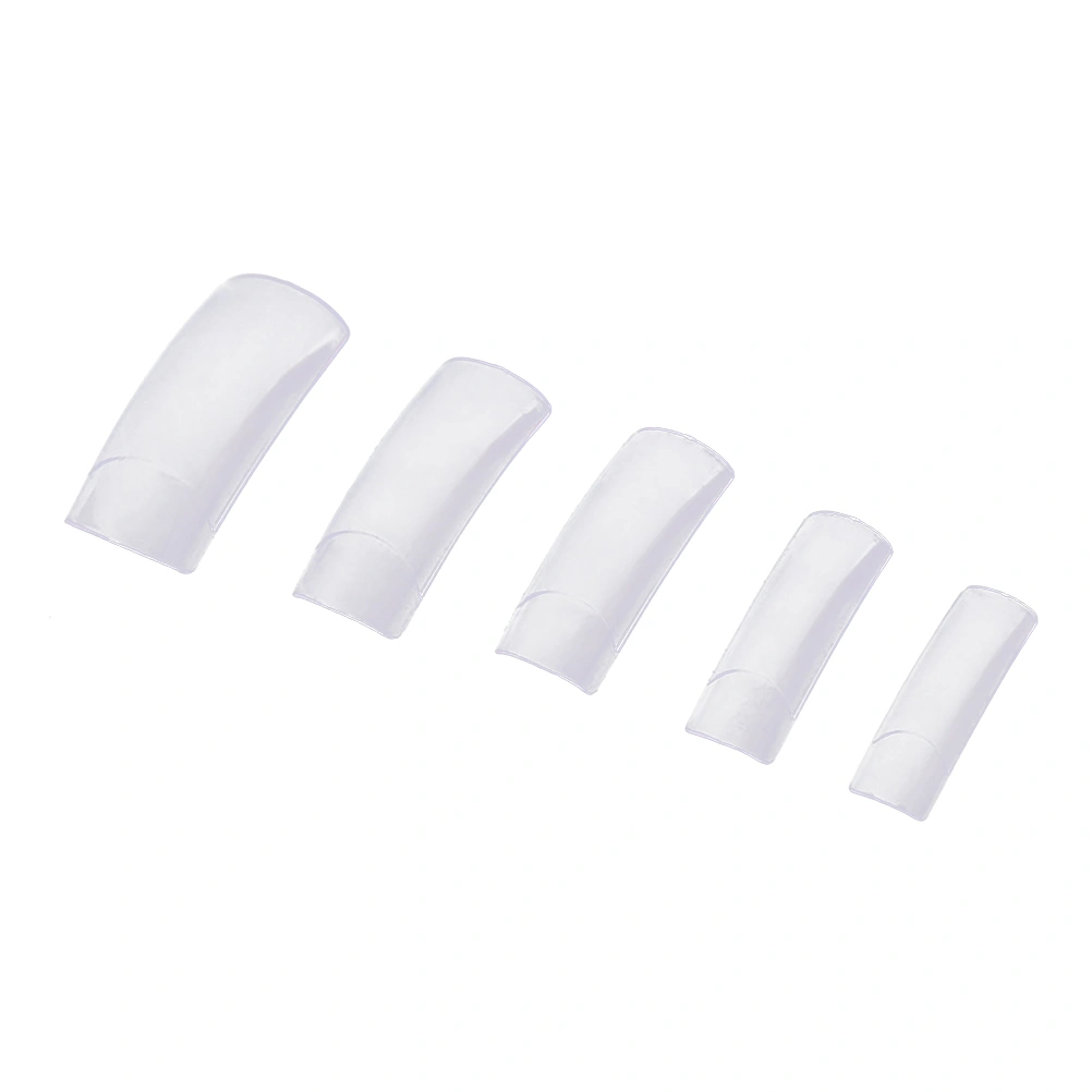 100 Pcs Artifical Nail Tips Full Cover Acrylic False Nails Tips Nail Art Supplies for Nail Salons and DIY Nail Art