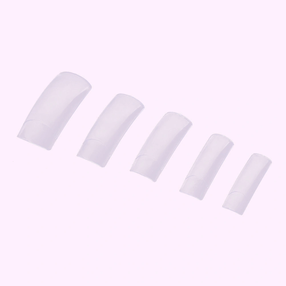 100 Pcs Artifical Nail Tips Full Cover Acrylic False Nails Tips Nail Art Supplies for Nail Salons and DIY Nail Art