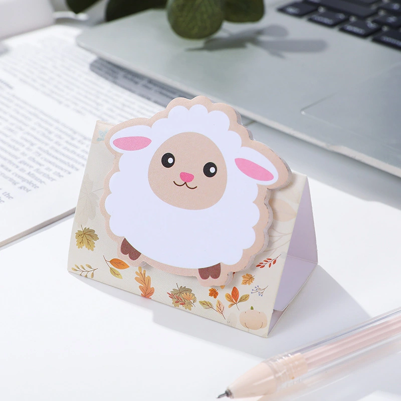 4 Books  Memo Pads Cartoon Animal Note Pads Tearable Memo Stickers Small Memo