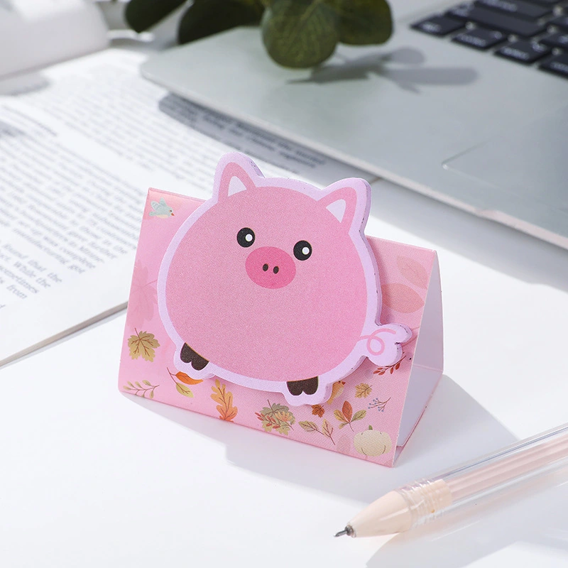4 Books  Memo Pads Cartoon Animal Note Pads Tearable Memo Stickers Small Memo