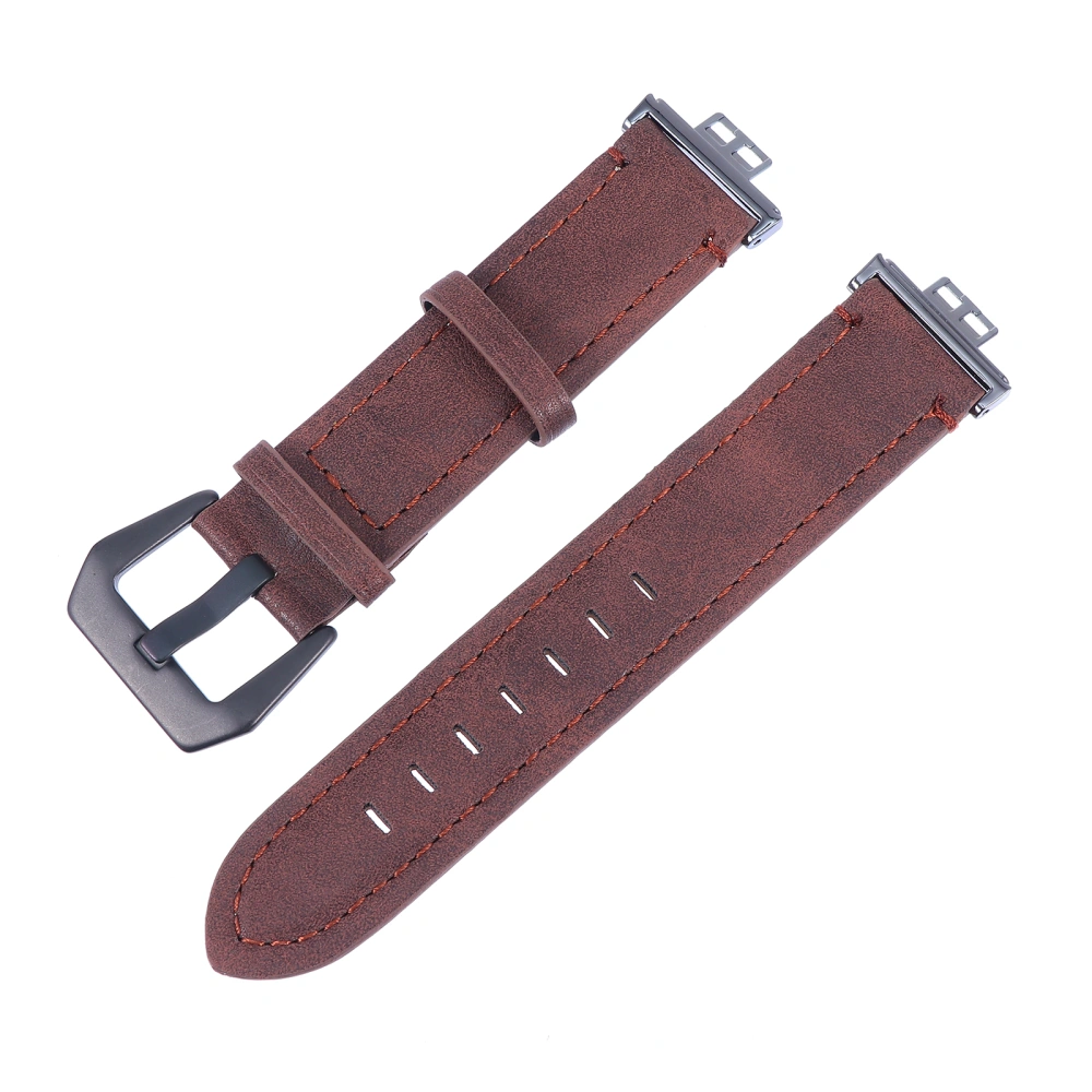 Leather Watch Strap Creative Watch Wrist Band Compatible with HUAWEI Watch FIT